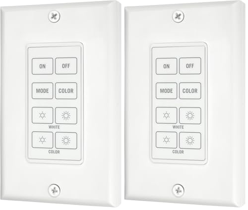 Image of Armacost Lighting 733220 Wireless Touchpad LED Dimming Controls, 1 Count (Pack of 2), White