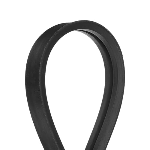 Image of uxcell 2 /A100 or 2 /4L1020 Banded V-Belt Classic Wrapped Rubber, 2 Banded /2 Ribs, A Profile, 100 inch(2540mm) Inside Circumference
