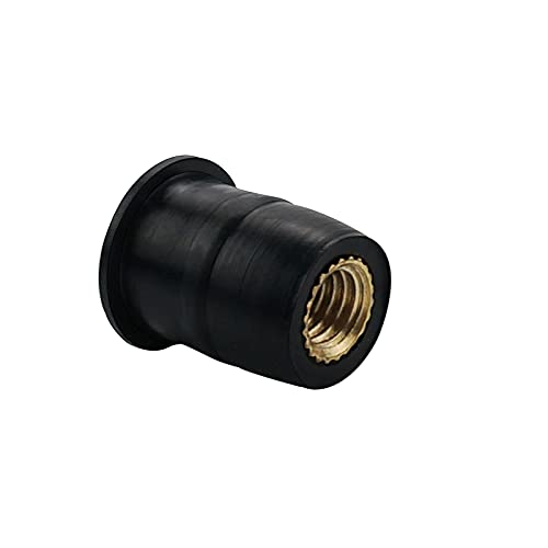 10Pcs M5 Well Nuts Fairing Fasteners Windshield Motorcycle Accessories Screws Rubber And Steel Parts Windscreen Nuts #TOP5