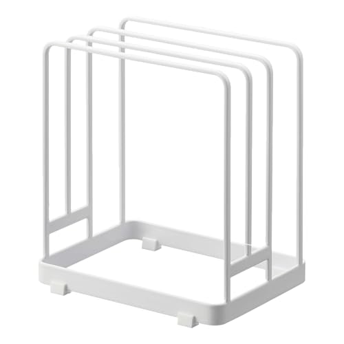 Soporte para tablas de cortar Yamazaki Home Tower blanco acero miniatura 1
