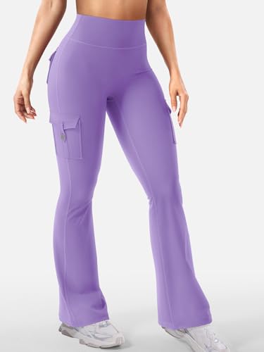 Image of YEOREO CoreFlex Women Workout Flare Leggings