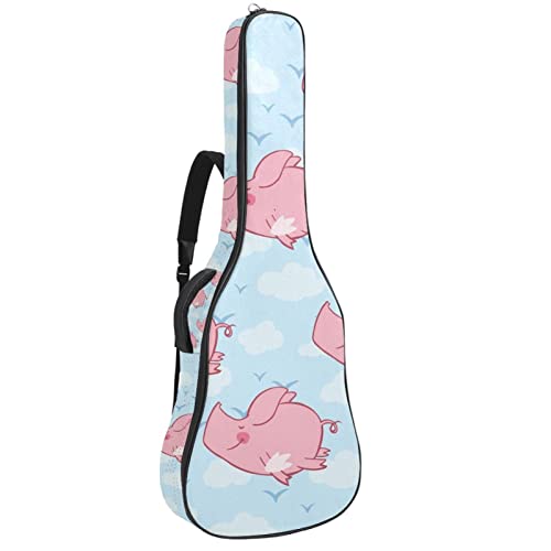 Housse de transport rembourrée pour guitare Flying Piggy avec ailes en tissu Oxford imperméable avec bandoulière… - Les Beatles, Paul McCartney, John Lennon, RIngo Starr, George Harrison Housse de transport rembourrée pour guitare Flying Piggy avec ailes en tissu Oxford imperméable avec bandoulière…