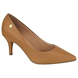 Scarpin Feminino Salto Médio Pelica Camel Vizzano 1185.702