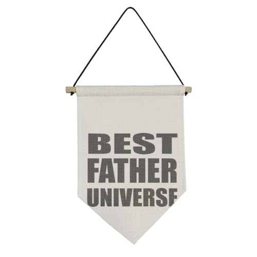 Drapeau sur toile avec citation pour dire je t'aime à son papa d'amour