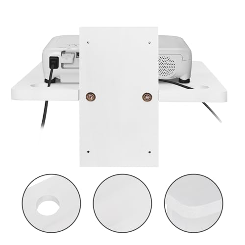 Soporte para proyector de madera maciza WT1 contra cables sueltos 5