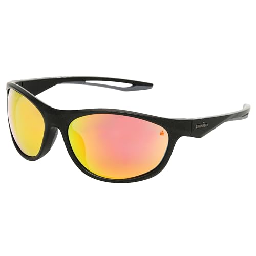 Men's Glide Wrap Sunglasses, Black, 63mm