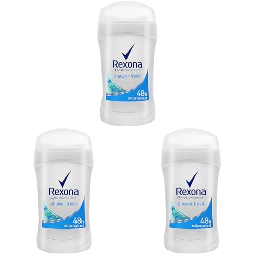 Rexona Women Antiperspirant Deodorant Stick Shower Fresh, 42g (Pack of 3)