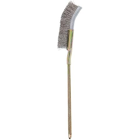Gojiny Curved/Straight Steel Bonsai Brush Garden ing Tool (Curved Head) 2 Bonsai Brush Curved Bonsai Brush Straight Bonsai Brush Curved Bonsai Brush Garden ing Tool Garden Tool Straight Bonsai Brush Cover