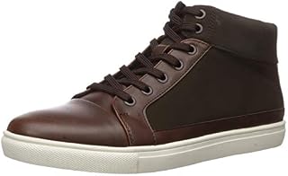Unlisted by Kenneth Cole Men's Stand Mid Top Sneaker, Brown/Olive, 7 M US