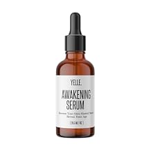 Yelle. Skincare Peptide Serum Plant-Based Skin Refining Serum with Aloe, Witch Hazel, and Peptide Complex Firms, Smooths, and Reduces Fine Lines 1oz Bottle