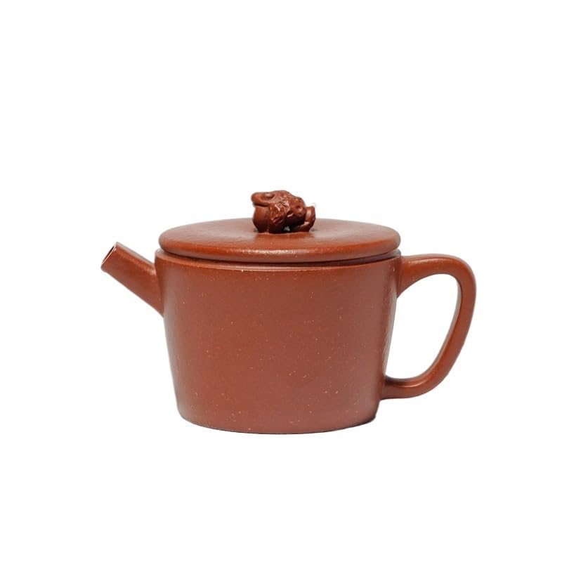 100 ml fioletowy gliniany czajniczek, duży kaliber ręcznie robiony czajnik gliniany z zaparzaczem zestaw do herbaty Zisha luźny czajnik herbaty herbata mleko kawa, czajniczek biurowy