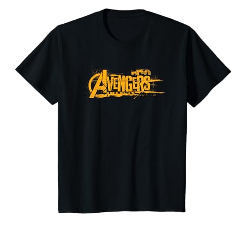 Image of Kids Avengers Infinity War Orange Logo T-Shirt