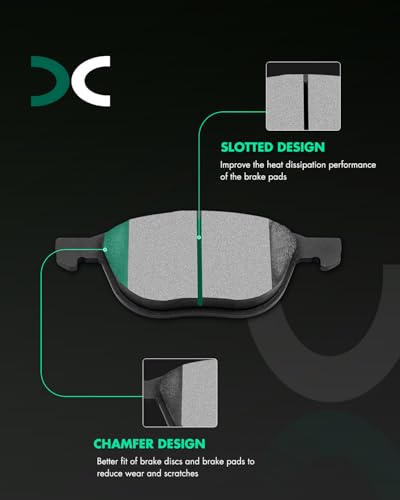 Image of SCITOO Brake Kits 53005;53006;D1084;D967 Front Rear Brake Rotors Brake Pad | Fit For Chrysler For Aspen 2007-2009,For Dodge For Durango 2007-2009,For Ram 1500 2006-2010,For Ram For 1500 2011-2018