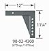 Equal-i-zer 90-02-4300 Specialty Drop Shank 2 Inch Square - 6 Inch drop/10 Inch Rise x 12 Inch Length (XL12)