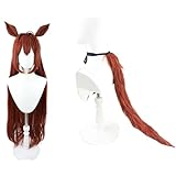 ダイワスカーレット - A フルウィッグ 耐熱かつら 仮装 変装用ウィッグ コスチューム小物 男女兼用 コスプレ 小道具 パーティー イベント クリスマス ハロウィン 学園祭 プレゼント 祭り