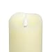 Remote Control Moving Wick Led Candle With Timer,Pillar Led Candle for Home and Parties, 3x7 Inches, Ivory