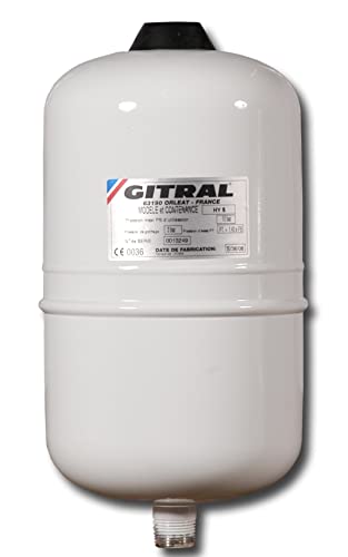 vase d'expansion sanitaire - hydrochaud - 8 litres - gitral hy8