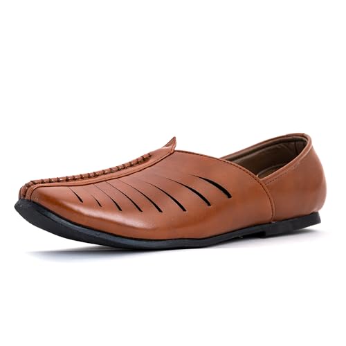 Image of Lazard Khadim's Nagra Jutti for Men