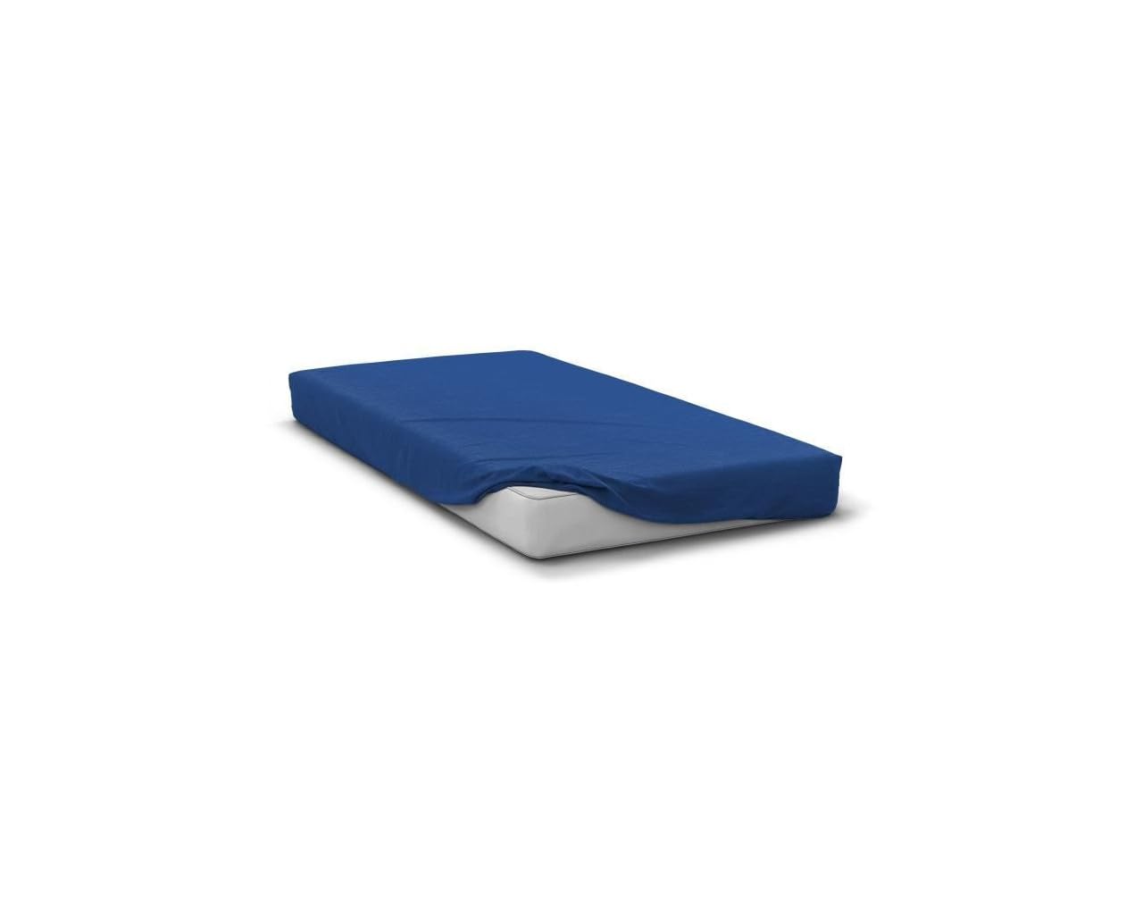 Fitted Sheet 160 x 200 + 30 cm with Blue Cap