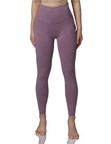 image for ODODOS Women's High Waist Yoga Pants with Pockets,Tummy Control,Workou