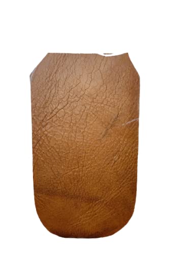 Billiard Snooker and Pool Table Outer Leather Pocket Set (Sky Blue) (Dark Brown) 2