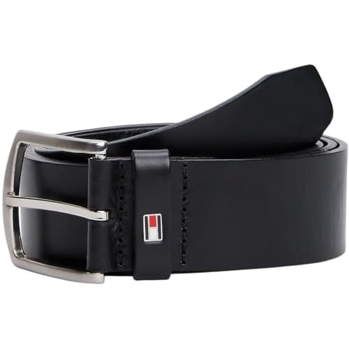 Tommy Hilfiger Herren New Denton Belt 4.0 G rtel, Schwarz (Black 110), 90 EU