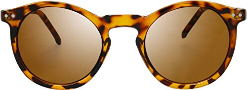 Polarized Sunglasses for Women Vintage Retro Round Lens - Pillow Box Package