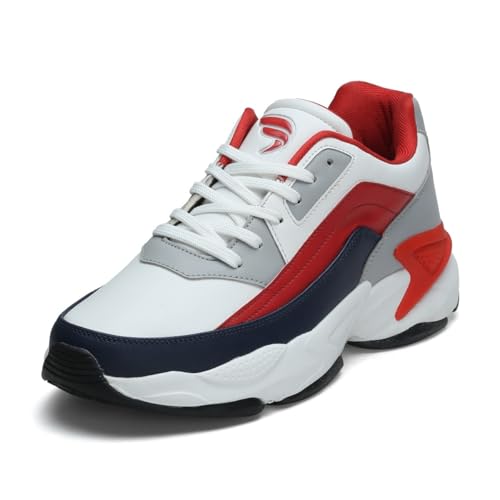Image of FIELD CARE Fusion Casual Athletic Chunky Stylish Outsole Comfort Lace-Up Sneakers.