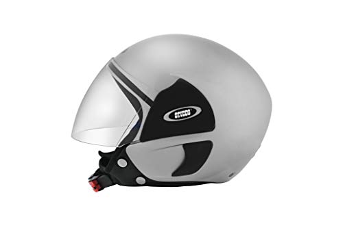 Image of Studds CUB Half Helmet (Silver Grey, L)