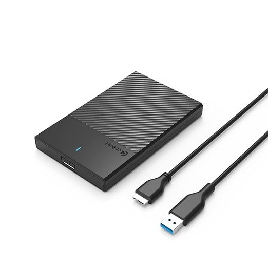 1TB Hi-Speed Portable Hard Drive, USB 3.0, Mobile and PC Compatible, Heavy Duty Slim HDD, 1 Yrs Warranty (1 TB Black)