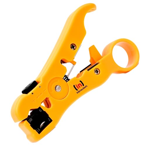 Coax Cable Stripper Cutter Tool for Coaxial RG6 RG59 RG11 RG59 WF100 CAT5E CAT6