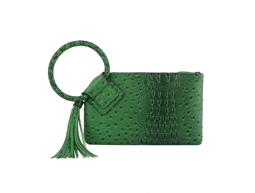 Image of Womens Clutch Purse Wristlet Wallet Evening w /Hand Strap Casual Formal Vegan Leather - Metro Muse