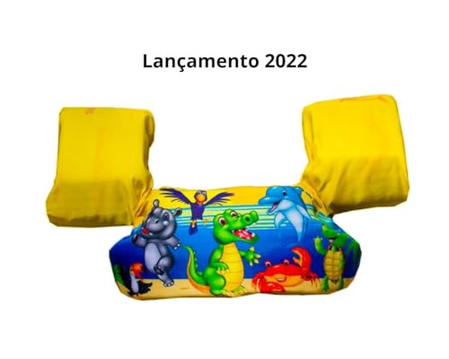 SEA KIDS, BOIA COLETE SALVA-VIDAS COM BOIA AUXILIAR PRAIA