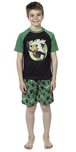 INTIMO Miraculous: Tales of Ladybug & Cat Noir Boys' Character Sleep Pajama Set Shorts