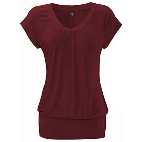 DOTIN Camiseta de manga corta para mujer Cover