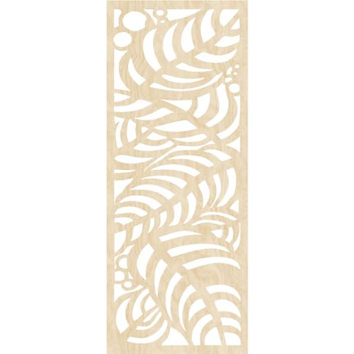 Image of 11 3 /8 inchW x 29 3 /8 inchH x 3 /8 inchT Mills Decorative Fretwork Wood Wall Panels, Birch