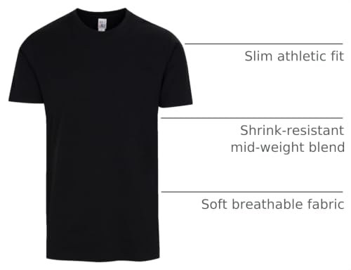Image of Have It Tall Men's CVC Premium Blend Fabric Slim Fit Short Sleeve T Shirt