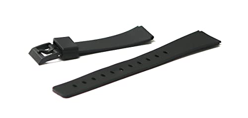 カシオ casio MQ 27 MQ 38 MQ 26 互換 ベルト 18mm ラバー ウレタン 凸型 ca-020 (ブラック)