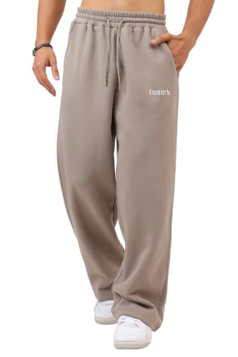 Image of FUAARK Mens Heavyweight Loose Fit Poly-Cotton Tracks