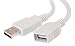 Produktbild CABLESTOGO Cables to Go 81572 Verlängerungskabel (USB Typ-A-Stecker auf USB Typ-A-Buchse, 3m) weiß