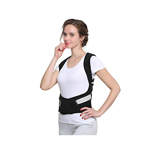 Correcteur de posture en tissu taille M beige avec croix dorsale et maintien en U