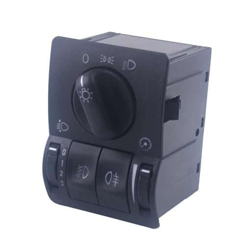 Headlight Switch Control Sensor Compatible With Vauxhall For Zafira 2000 2001 2002 2003 2004 2005 For Vectra B 1995-2003 Car Headlight Fog Lamp Main Light Switch Control 6240097