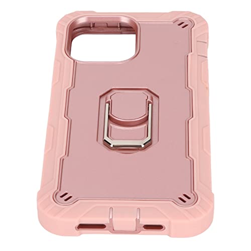 Rankomu Telefonskydd med Stativ för iPhone 13 Pro Max - Rosa Guld