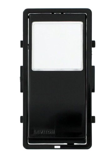 Leviton Decora Programmable and Astronomical Timer Switch Faceplate, Black, VPTKT-E Leviton Decora Programmable and Astronomical Timer Switch Faceplate, Black, VPTKT-E