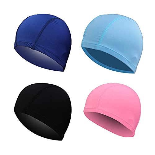 Bonnet de bain cheveux longs imperméable grand format silicone piscine
