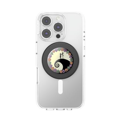 Image of PopSockets Phone Grip for MagSafe, Magnetic Holder, Phone Stand, Disney - Scary Love Dusk