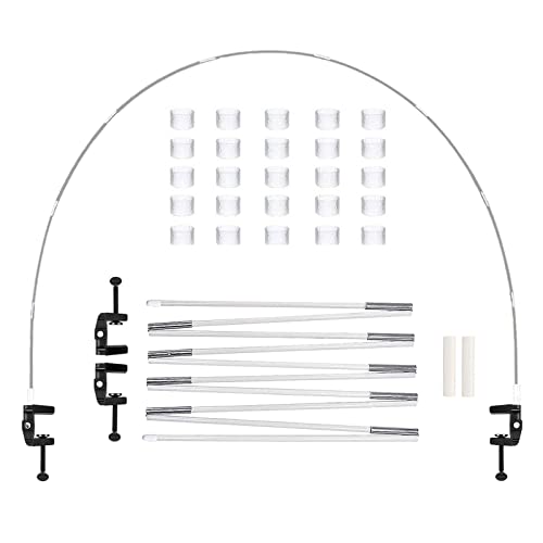Arco de globo, arco de globo de mesa, soporte de arco de globo ajustable, kit de arco de guirnalda de globo para varias decoraciones de fiesta de cumpleaños, reutilizable Cover