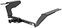 CURT 11447 Class 1 Trailer Hitch, 1-1/4-Inch Receiver, Fits Select Chevrolet Cobalt, HHR, Pontiac Pursuit, G5, Saturn Ion , Black