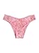 SweatyRocks Women's Sexy Floral Lace Panties Butterfly Criss Cross Seamless Bikini Panties Brief Pink Medium