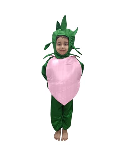 Image of BookMyCostume Onion Pyaz Vegetable Kids Fancy Dress Costume 3-4 years
